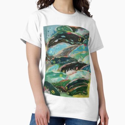 Alternative view of Ponyo Vintage Anime Illustration  T-shirt