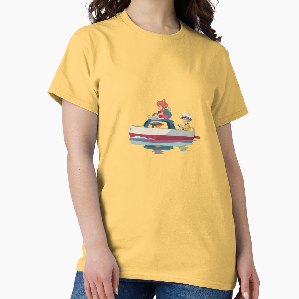 Ponyo And Sosuke Ocean Adventure Artwork T-shirt - Image 6