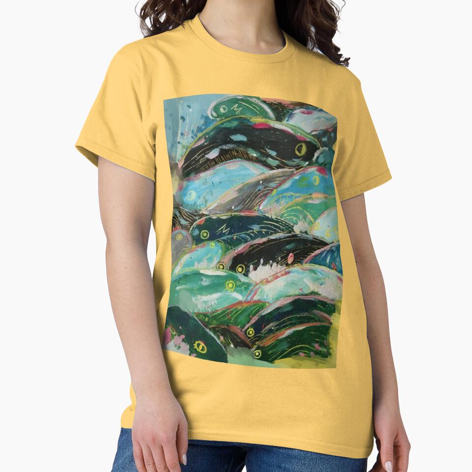 Ponyo Vintage Anime Illustration T-shirt - Image 6