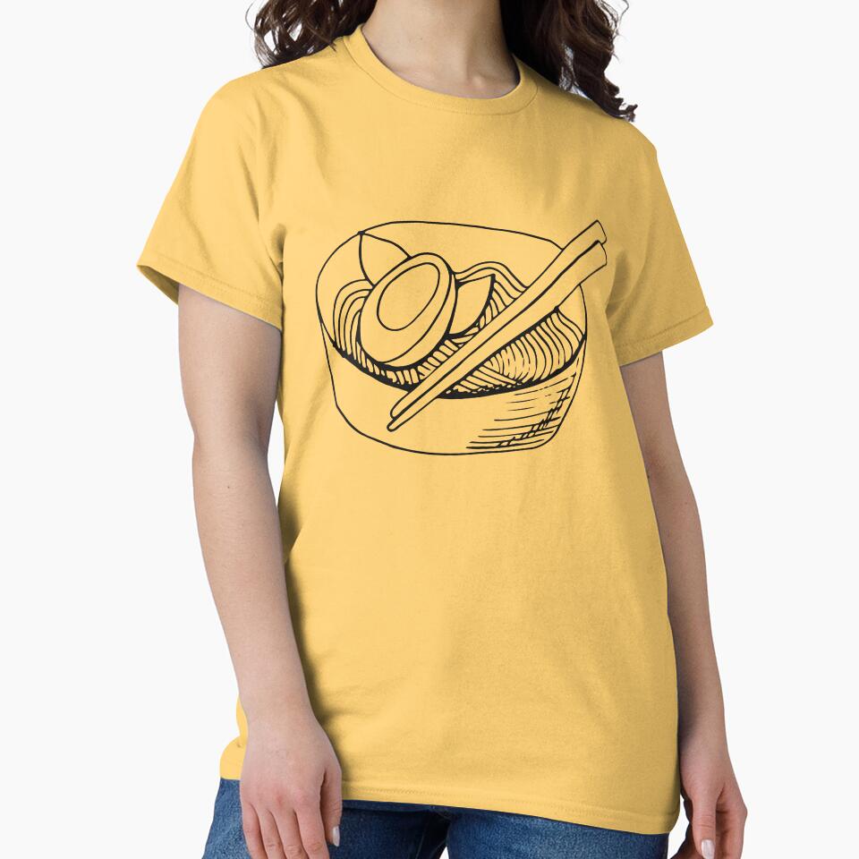 Ponyo Ramen Classic Studio Inspired Design T-shirt