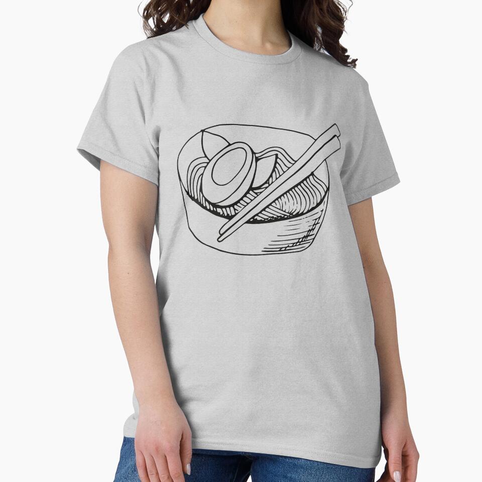 Ponyo Ramen Classic Studio Inspired Design T-shirt - Image 3