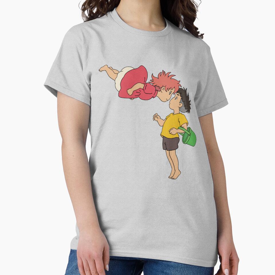 Ponyo And Sosuke Duo T-shirt - Image 3