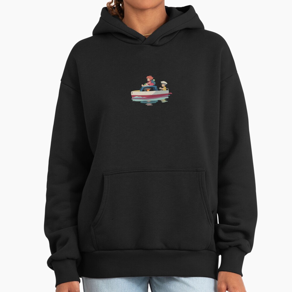Ponyo And Sosuke Ocean Adventure Artwork Hoodie - Image 3