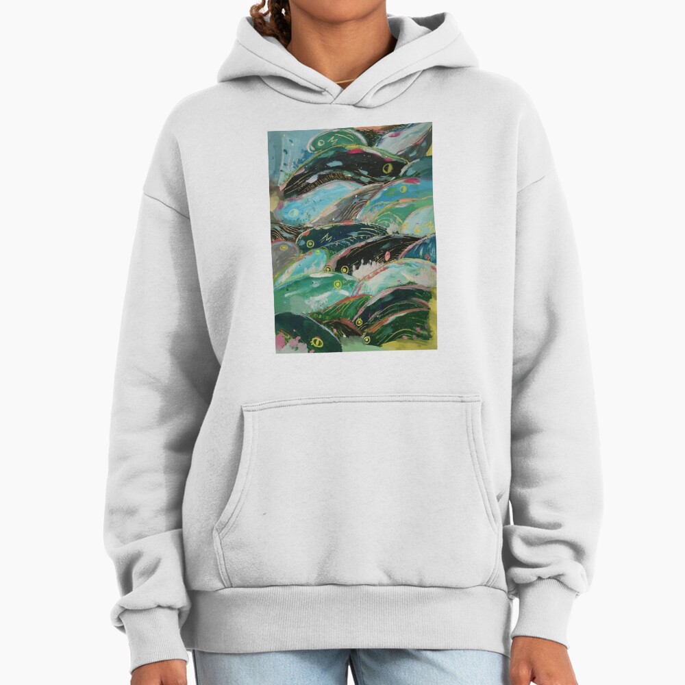 Ponyo Vintage Anime Illustration Hoodie - Image 2