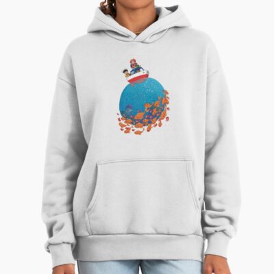 Alternative view of Ponyo Colorful Underwater Adventure Artwork Hoodie