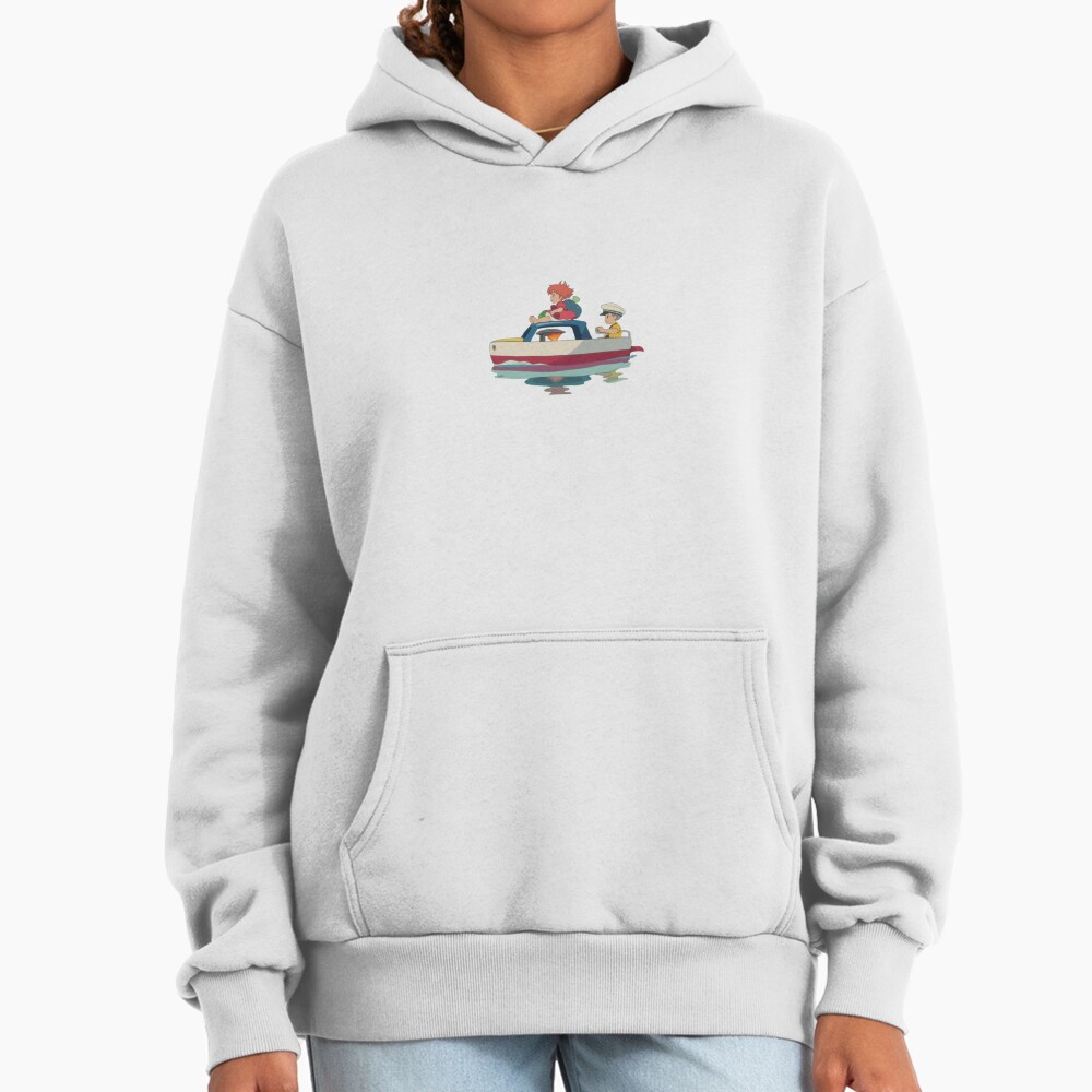 Ponyo And Sosuke Ocean Adventure Artwork Hoodie - Image 2