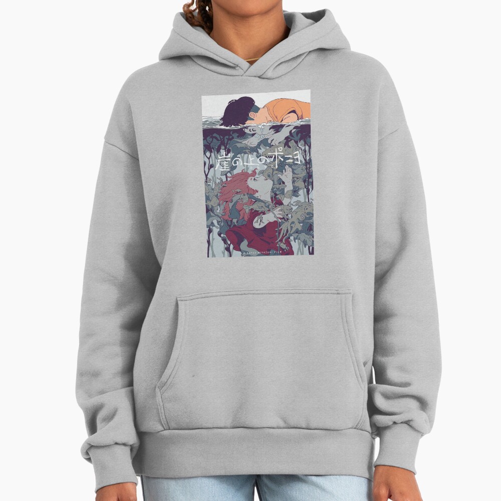 Ponyo And Sosuke Magical Friendship Design Hoodie - Image 4