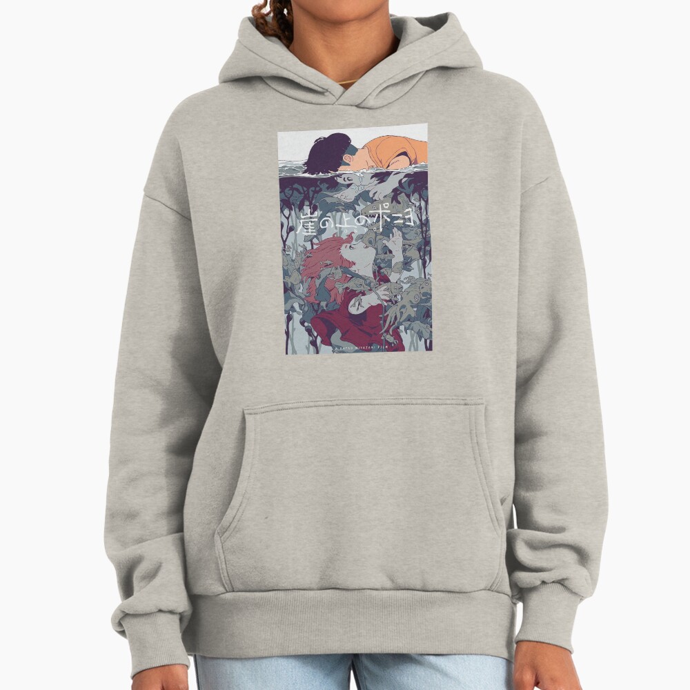 Ponyo And Sosuke Magical Friendship Design Hoodie - Image 3