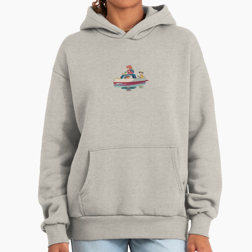 Ponyo And Sosuke Ocean Adventure Artwork Hoodie - Image 4
