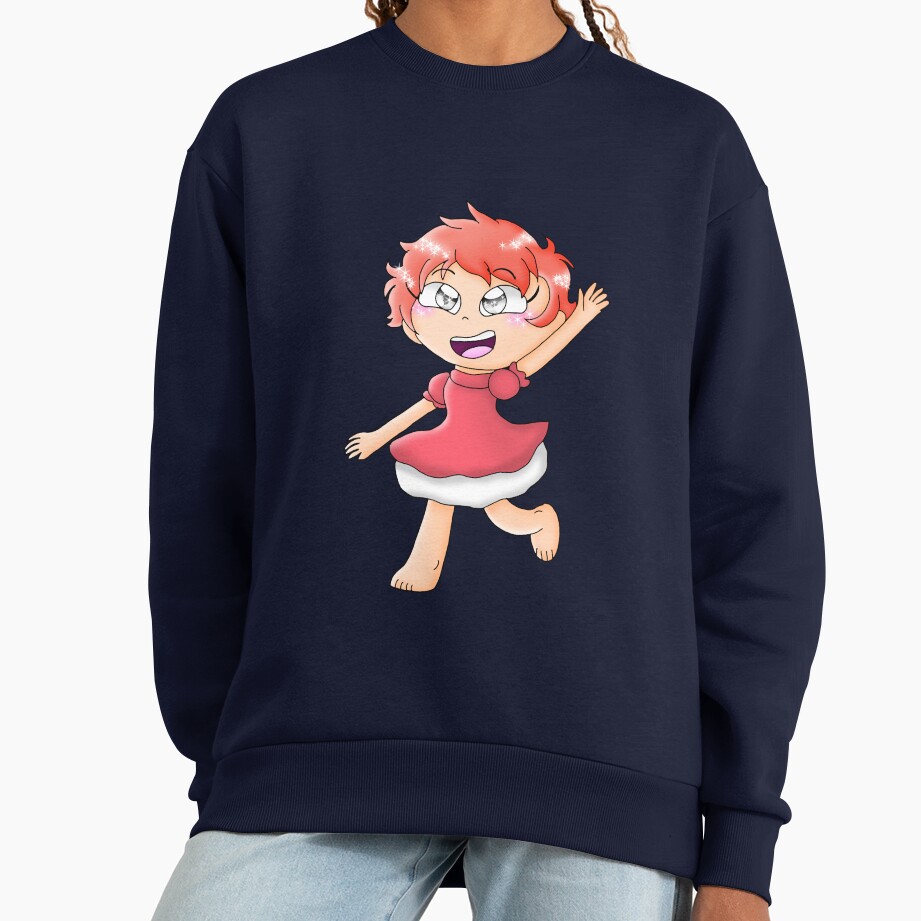 Ponyo Inspired Colorful Artwork Sweatshirt - Image 5