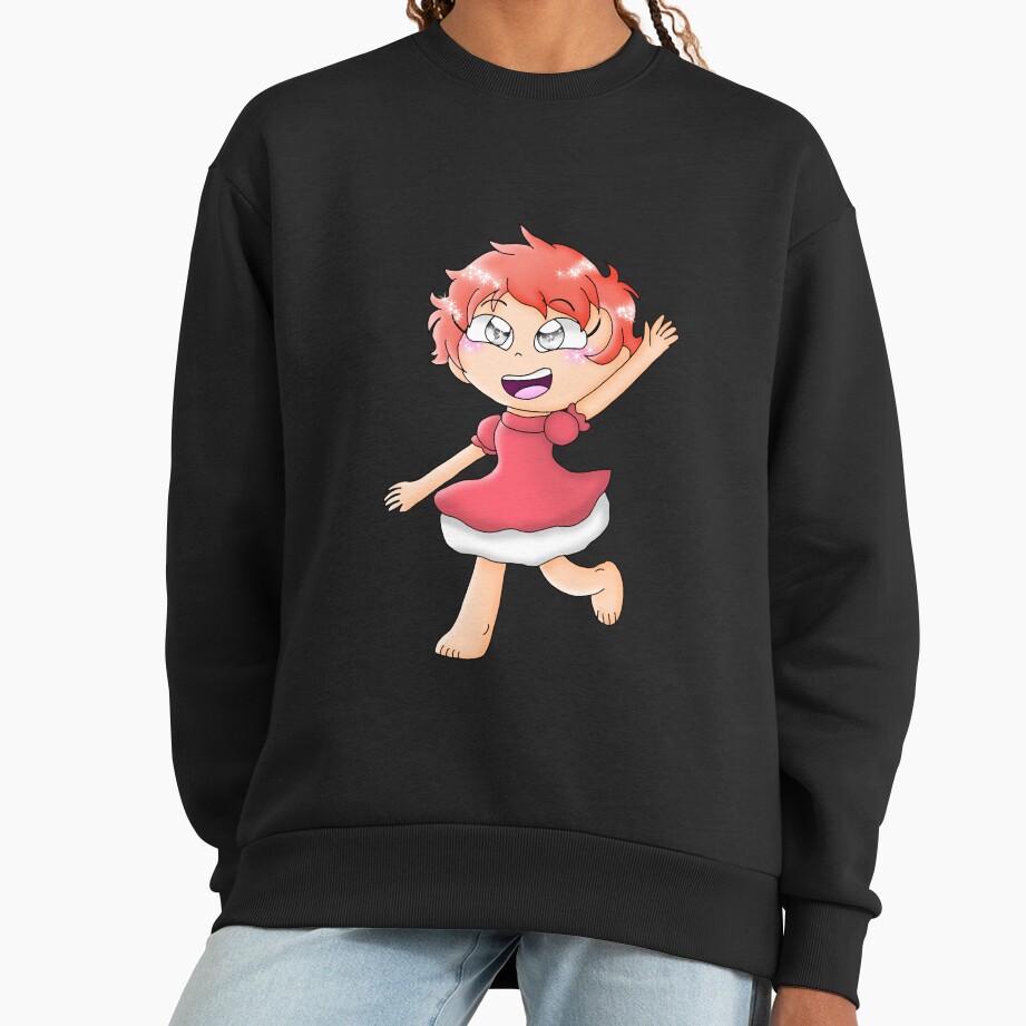 Ponyo Inspired Colorful Artwork Sweatshirt - Image 2