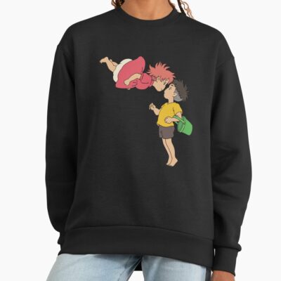 Alternative view of Ponyo And Sosuke Duo Sweatshirt