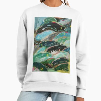 Alternative view of Ponyo Vintage Anime Illustration  Sweatshirt