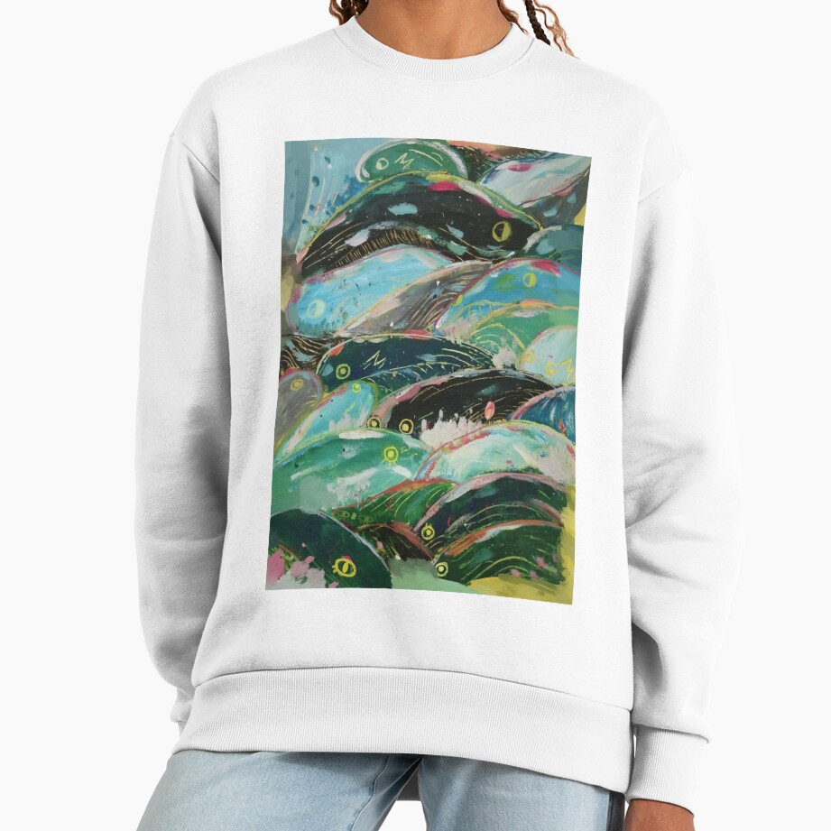 Ponyo Vintage Anime Illustration Sweatshirt - Image 2