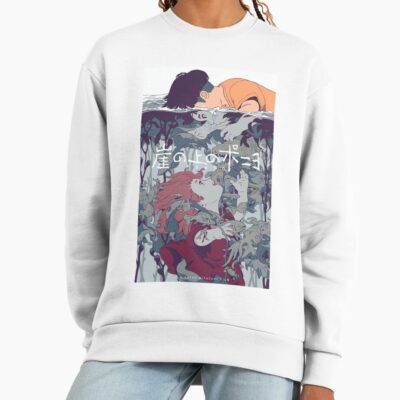 Alternative view of Ponyo And Sosuke Magical Friendship Design Sweatshirt
