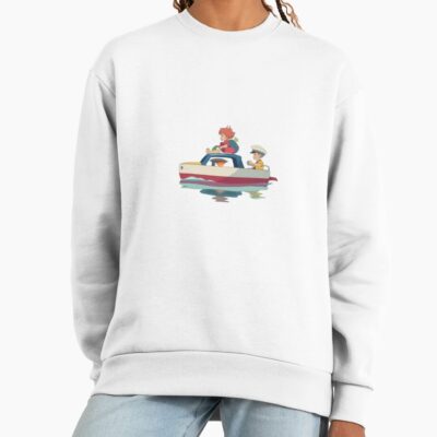 Alternative view of Ponyo And Sosuke Ocean Adventure Artwork Sweatshirt
