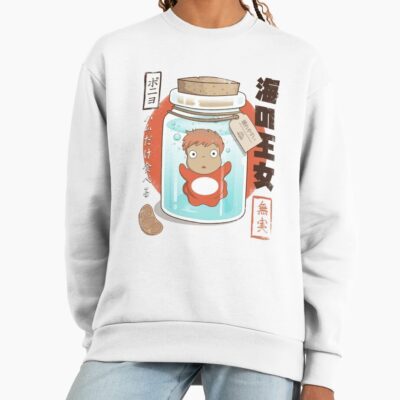 Alternative view of Ponyo And Sosuke Colorful Fantasy Vintage Design Sweatshirt