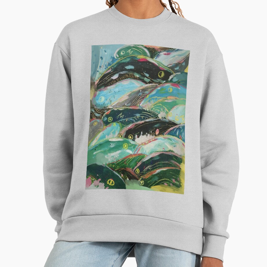 Ponyo Vintage Anime Illustration Sweatshirt