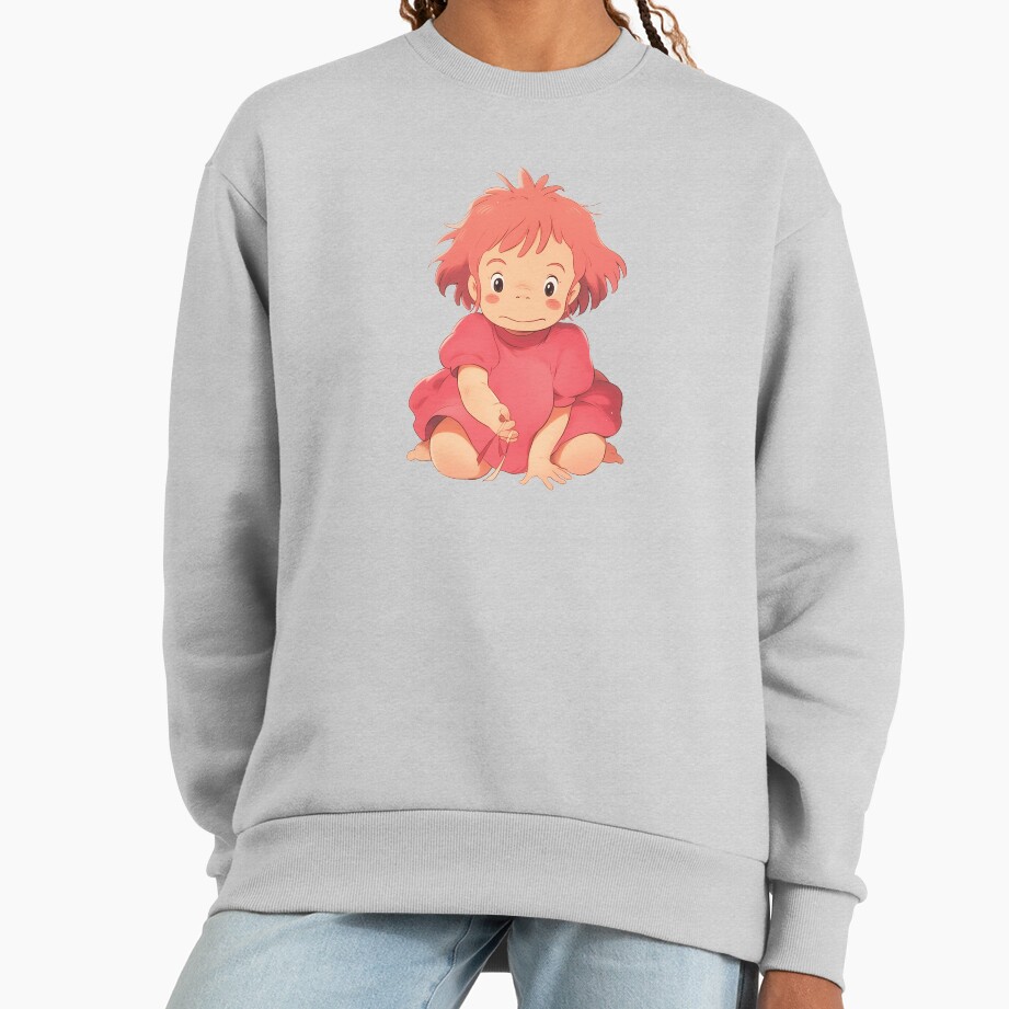 Ponyo Cute Fantasy Artwork Sweatshirt - Image 4