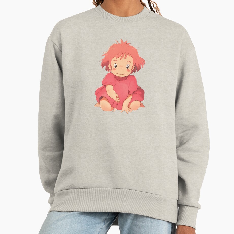 Ponyo Cute Fantasy Artwork Sweatshirt