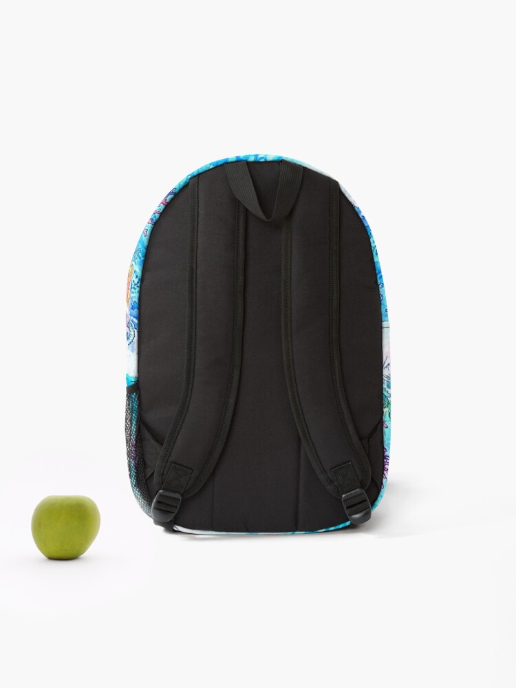 Ponyo On The Cliff Watercolor Backpack - Image 2