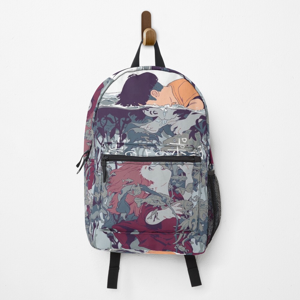Vintage Classic Design Artwork Ponyo Backpack