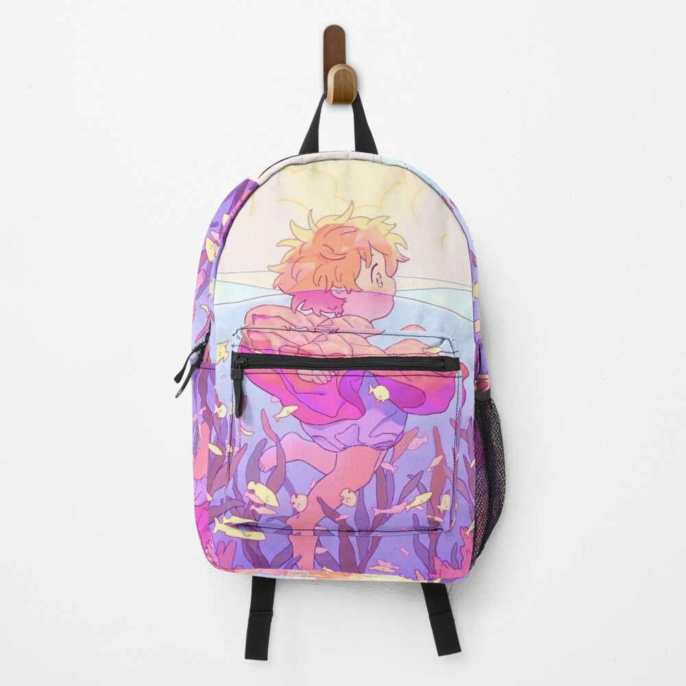 Vintage Timeless Artwork Artwork Ponyo Backpack