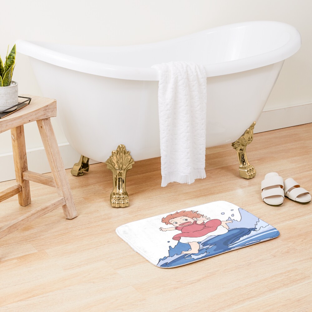Authentic Retro Merchandise Style Ponyo Bath Mat - Image 2