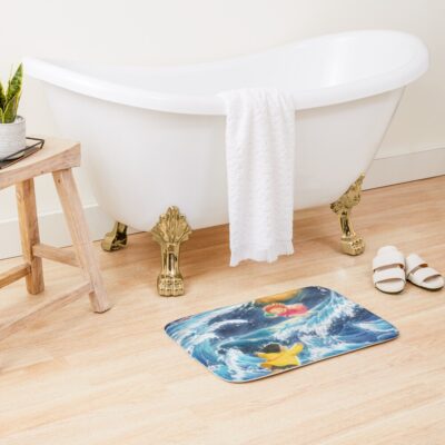 Alternative view of Vintage Exclusive Fan  Ponyo Bath Mat