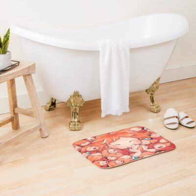 Alternative view of Vintage Iconic Tribute Artwork Ponyo Bath Mat