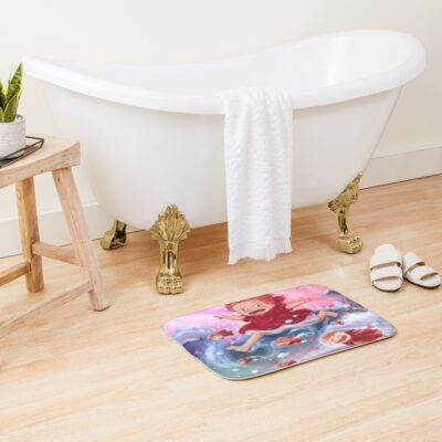 Alternative view of Classic Iconic Print Artwork Ponyo Bath Mat
