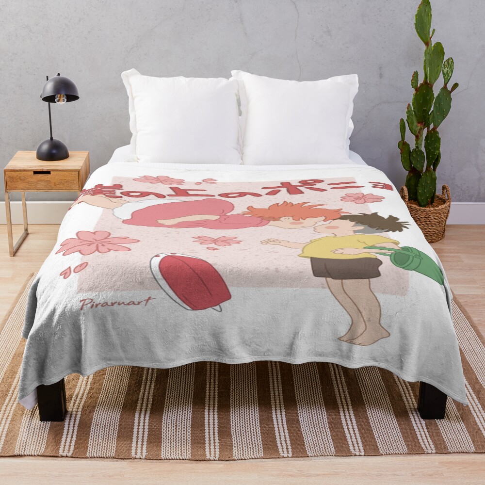 Modern Exclusive Design Edition Ponyo Throw Blanket