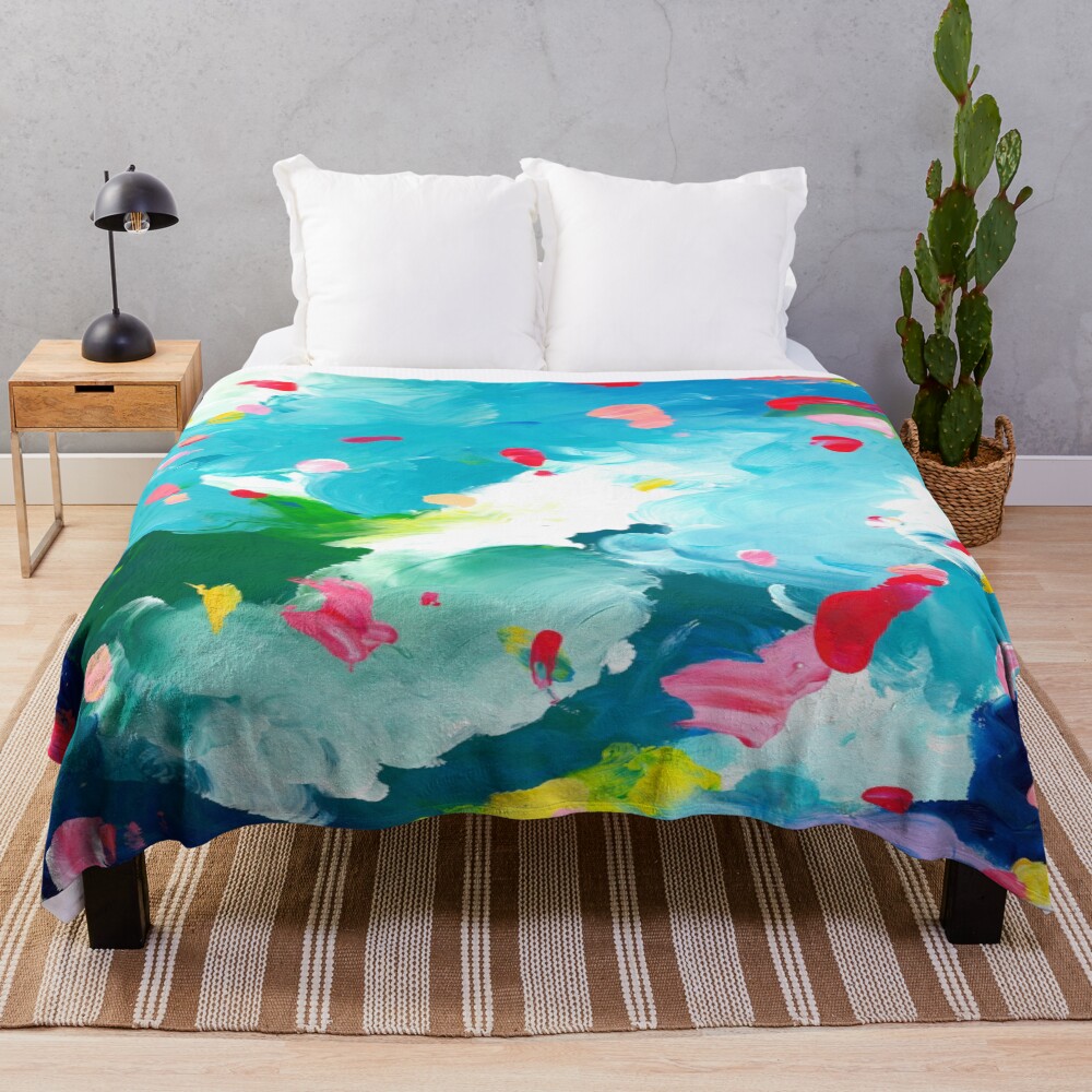Exclusive Comfortable Apparel Artwork Ponyo Throw Blanket