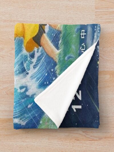 Alternative view of Timeless Classic Merchandise Artwork Ponyo Throw Blanket