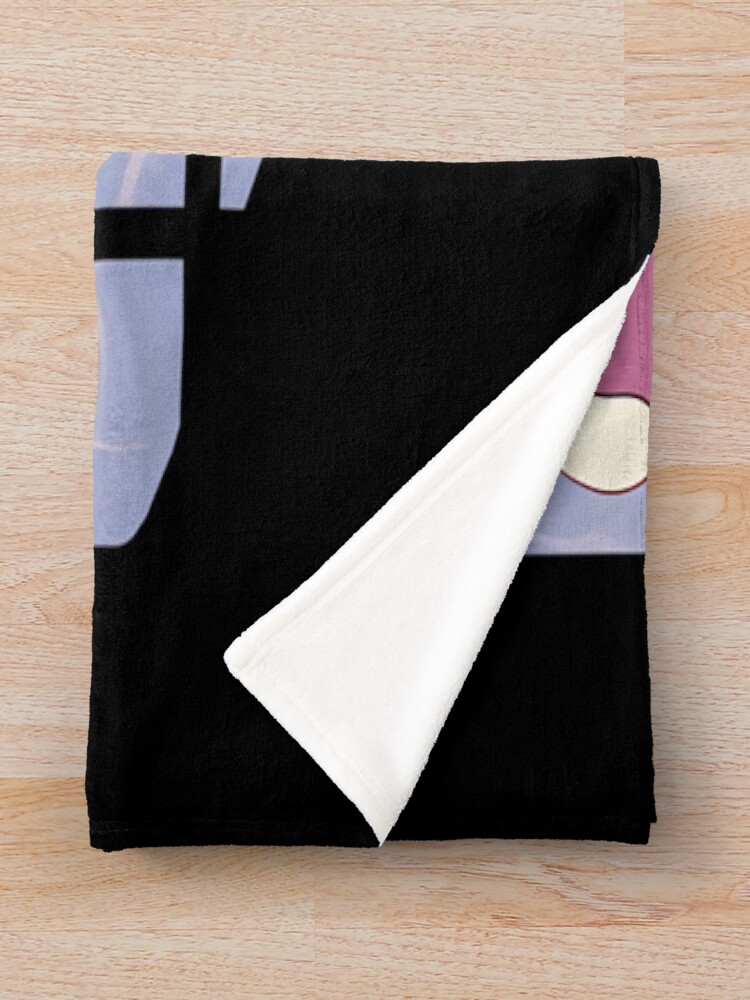 Modern Graphic Print Artwork Ponyo Throw Blanket - Image 2