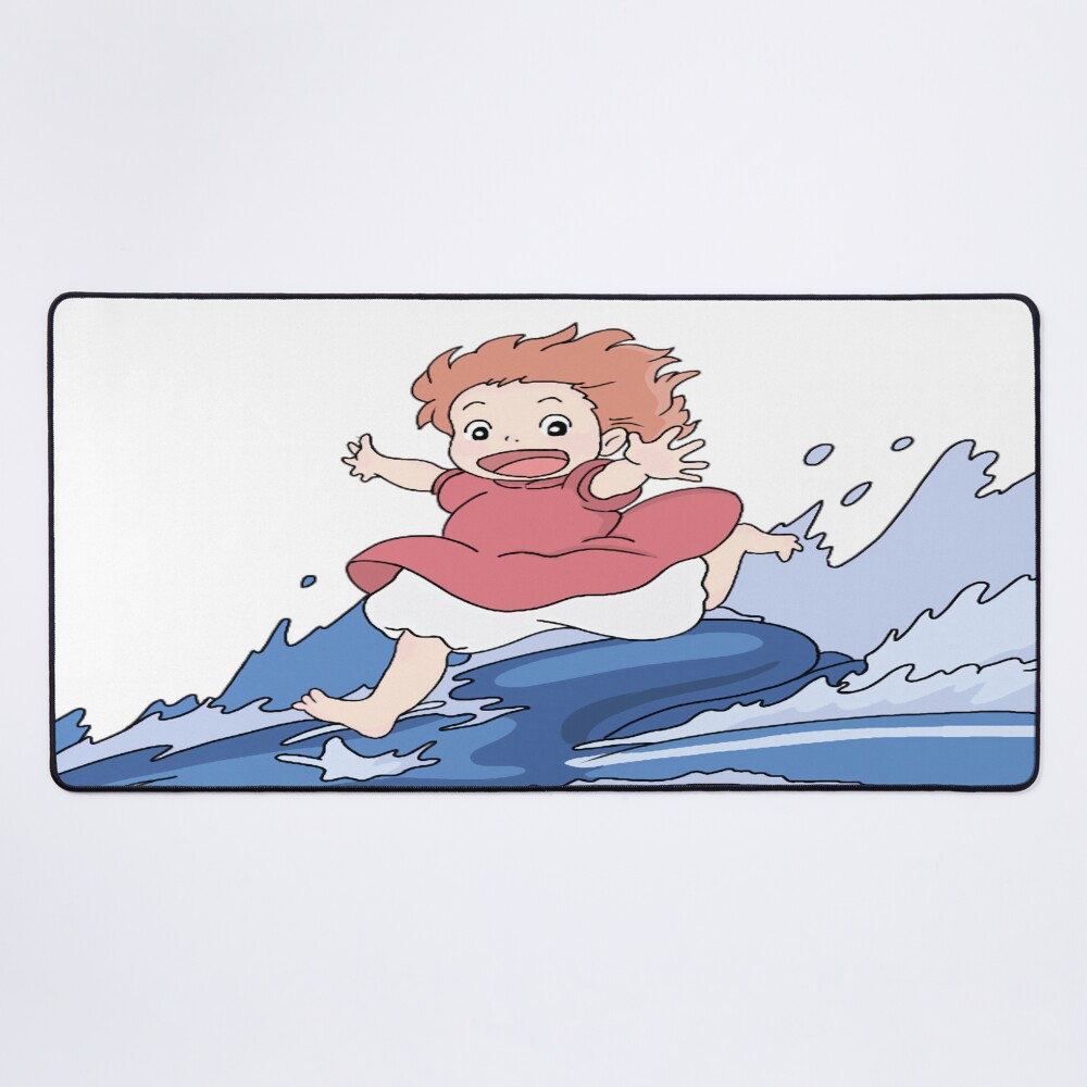Authentic Retro Merchandise Style Ponyo Mouse Pad