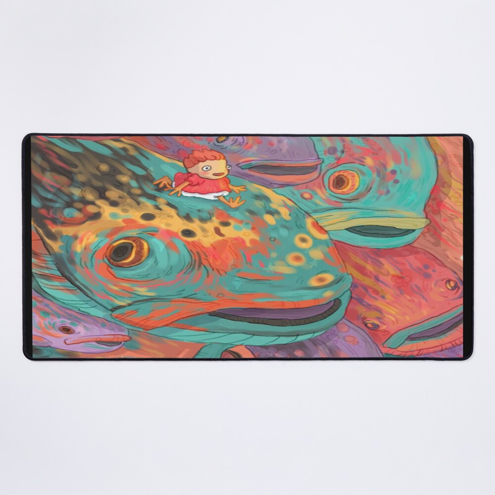 Modern Collectible Artwork Series Ponyo Mouse Pad