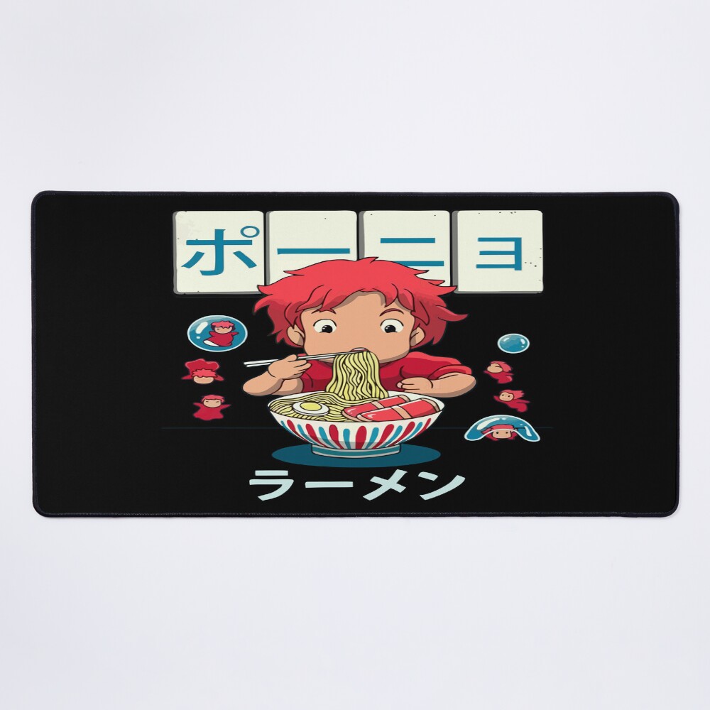 Classic Iconic Print Artwork Ponyo Retro Mouse Pad
