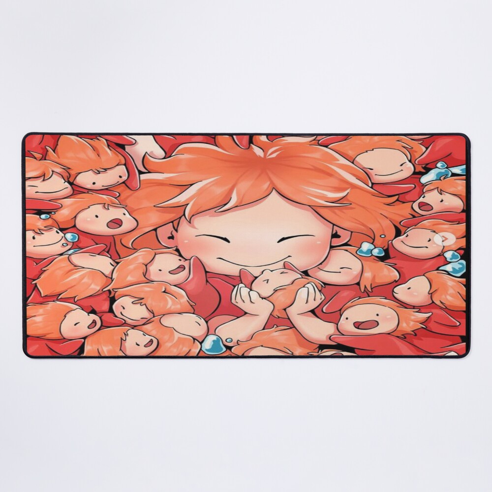 Vintage Iconic Tribute Artwork Ponyo Mouse Pad