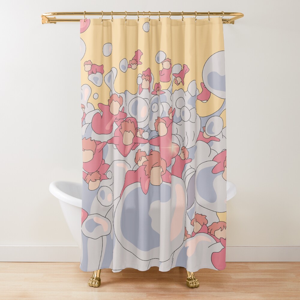 Ponyo Movie Art Shower Curtain